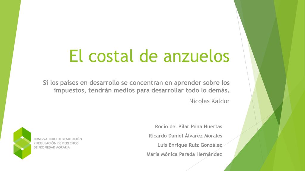El costal de anzuelos Si los países en desarrollo se concentran en aprender sobre los impuestos, tendrán medios para desarrollar todo lo demás.