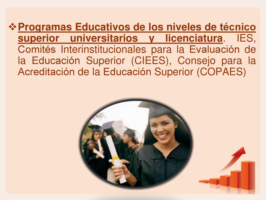 Programas Educativos de los niveles de técnico superior universitarios y licenciatura.