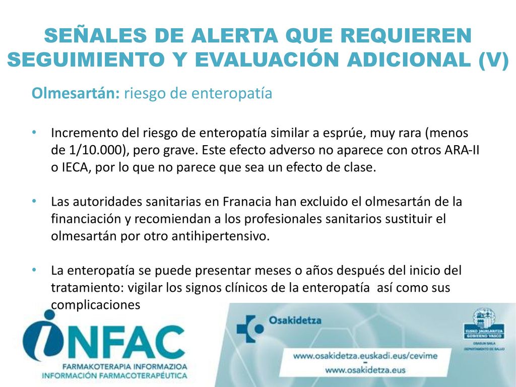 SEÑALES DE ALERTA QUE REQUIEREN SEGUIMIENTO Y EVALUACIÓN ADICIONAL (V)