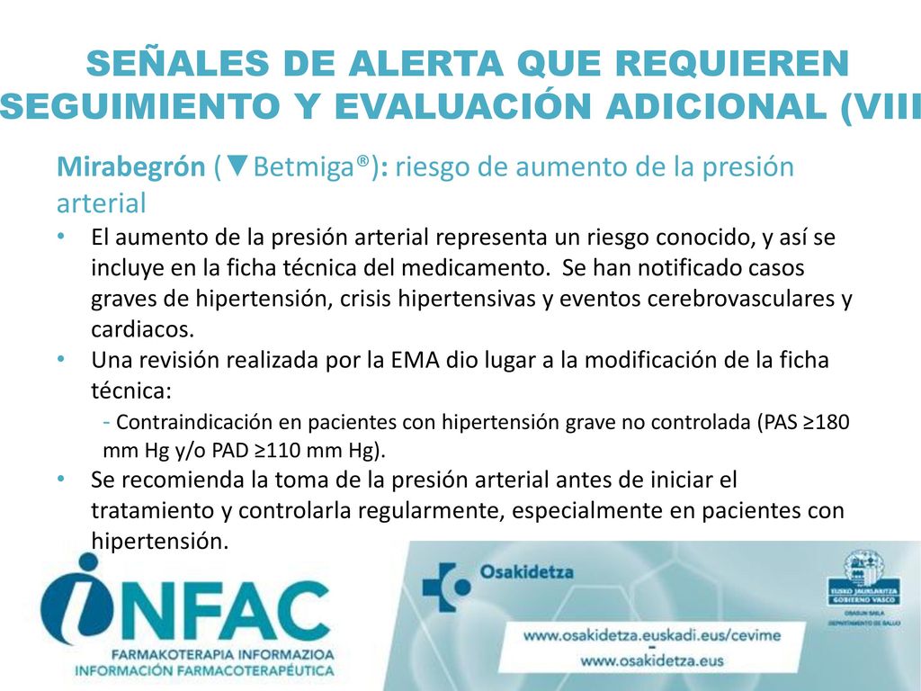 SEÑALES DE ALERTA QUE REQUIEREN SEGUIMIENTO Y EVALUACIÓN ADICIONAL (VIII)