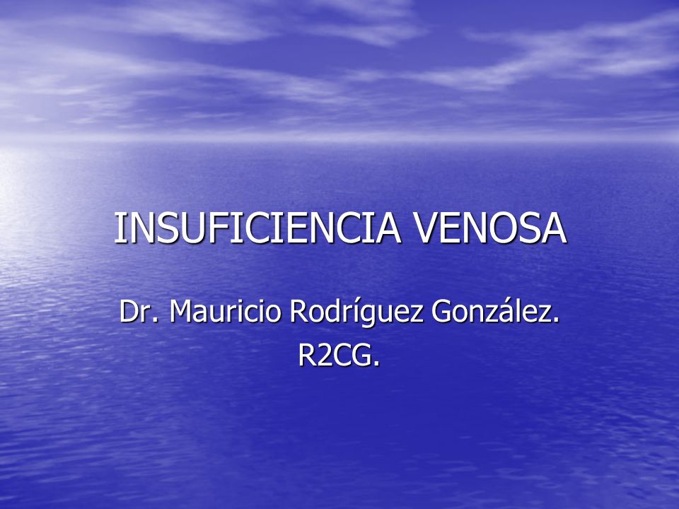 Dr. Mauricio Rodríguez González. R2CG.