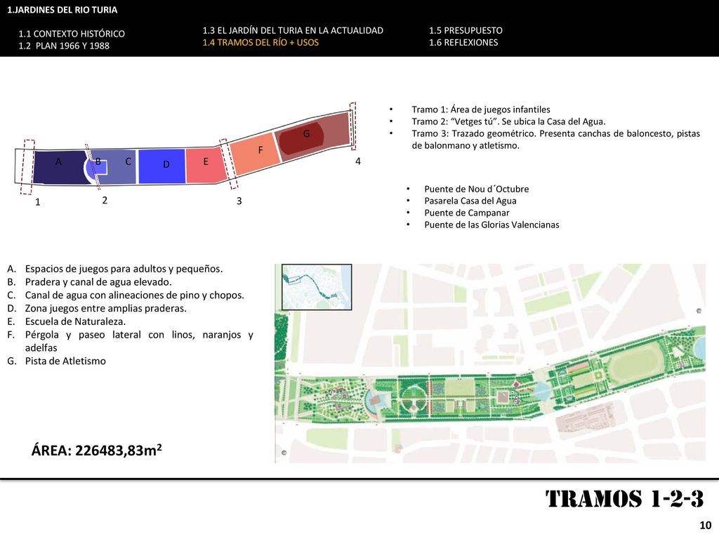 TRAMOS ÁREA: ,83m2 A B C D E 1 2 F A B C D E G F A B C D E