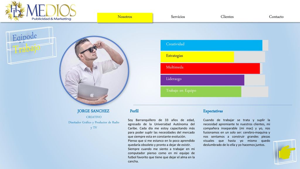 Diseñador Gráfico y Productor de Radio y TV