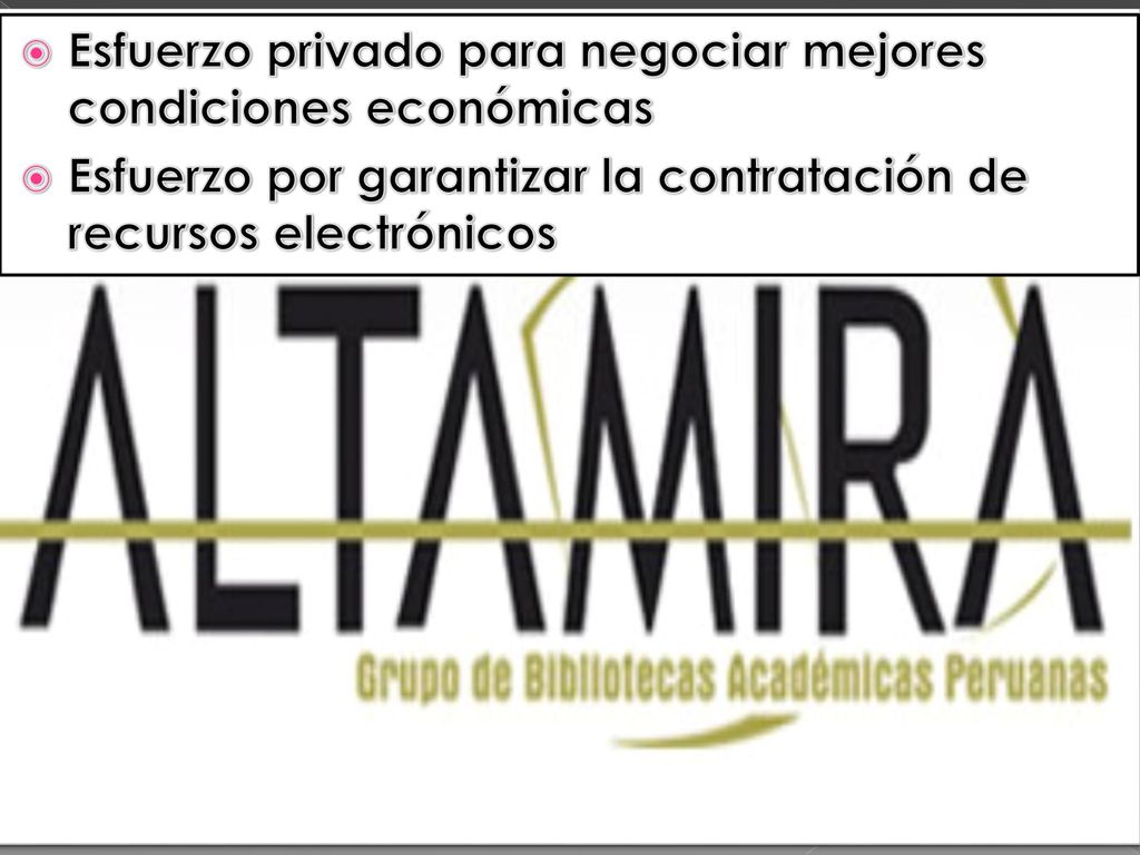 En Perú Esfuerzo privado para negociar mejores condiciones económicas