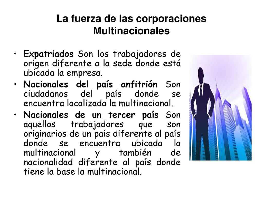 La fuerza de las corporaciones Multinacionales