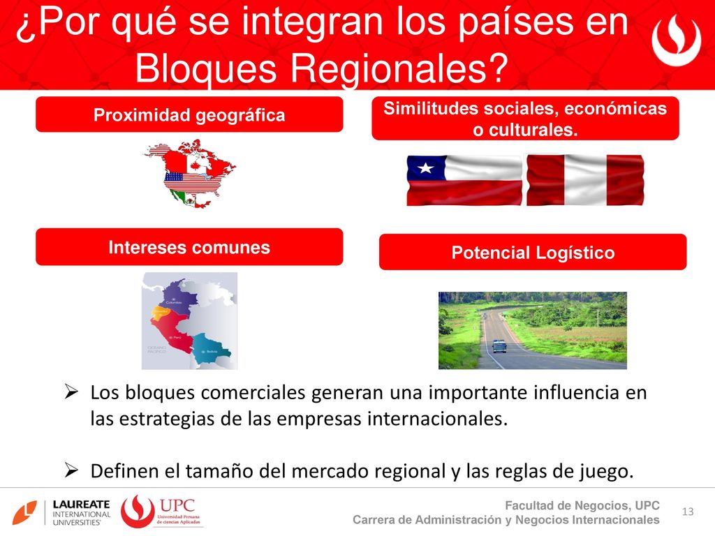 ¿Por qué se integran los países en Bloques Regionales