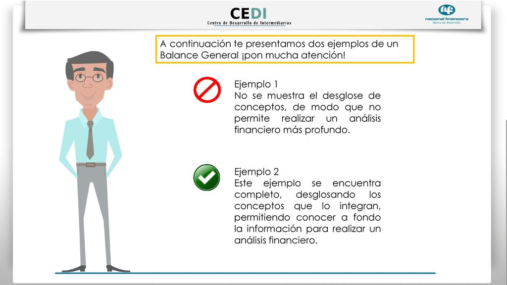 A continuación te presentamos dos ejemplos de un Balance General ¡pon mucha atención!