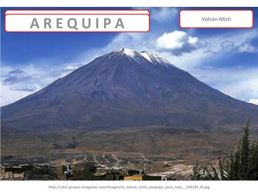 P A Q U E R A I A R E Q U I P A Volcán Misti