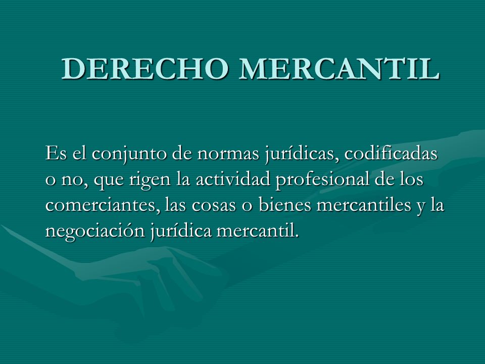 DERECHO MERCANTIL