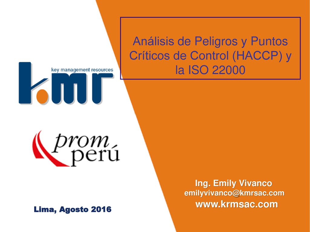 Análisis de Peligros y Puntos Críticos de Control (HACCP) y la ISO 22000