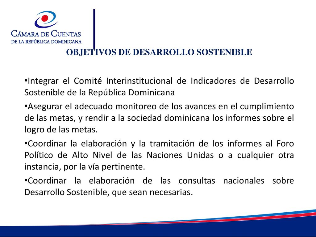 OBJETIVOS DE DESARROLLO SOSTENIBLE REPUBLICA DOMINICANA - ppt descargar