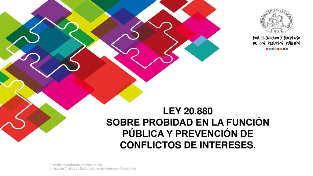 LEY SOBRE PROBIDAD EN LA FUNCIÓN PÚBLICA Y PREVENCIÓN DE CONFLICTOS DE INTERESES.