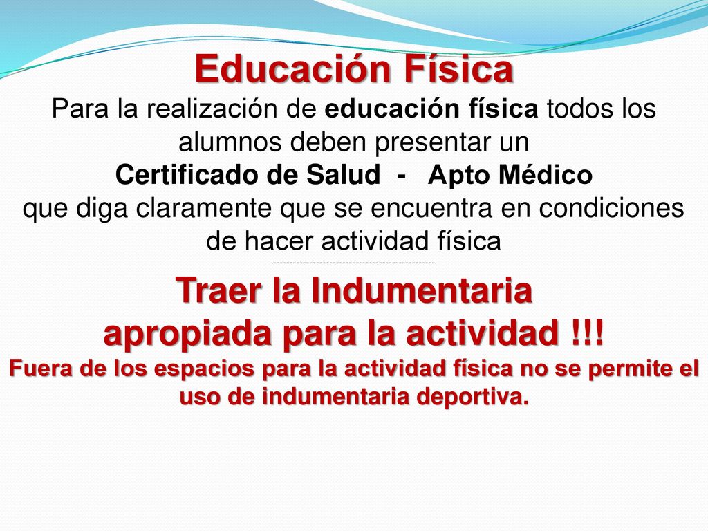 Certificado de Salud - Apto Médico apropiada para la actividad !!!