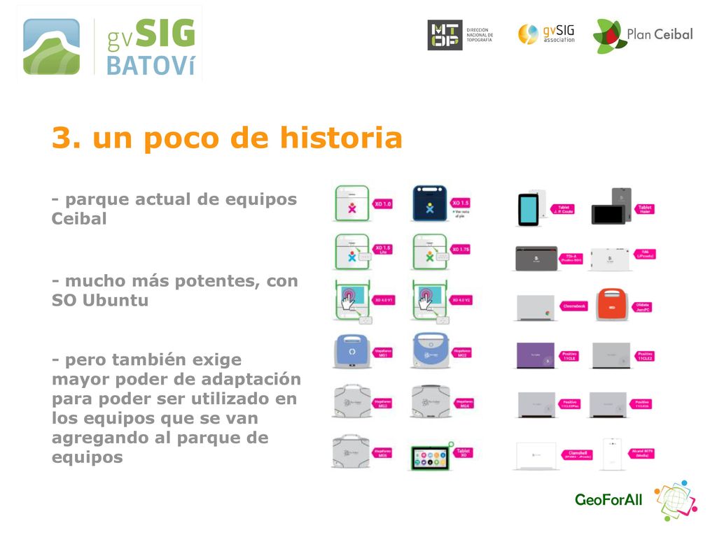 3. un poco de historia - parque actual de equipos Ceibal