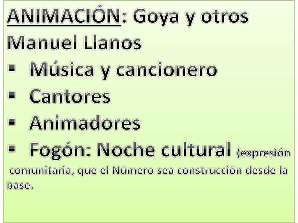 ANIMACIÓN: Goya y otros Manuel Llanos Música y cancionero Cantores