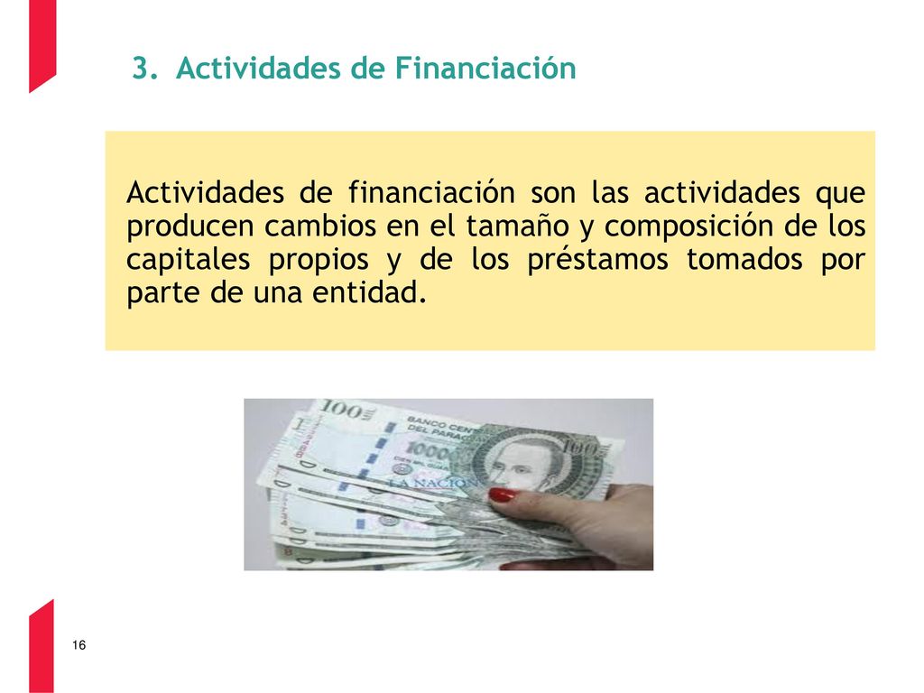 3. Actividades de Financiación