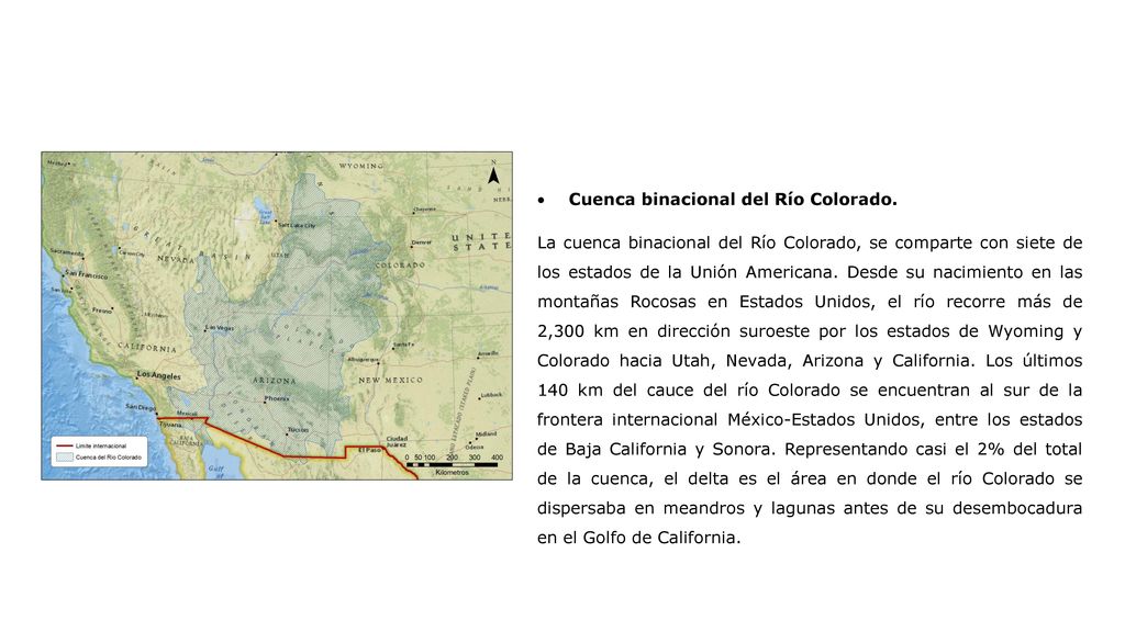 Cuenca binacional del Río Colorado.