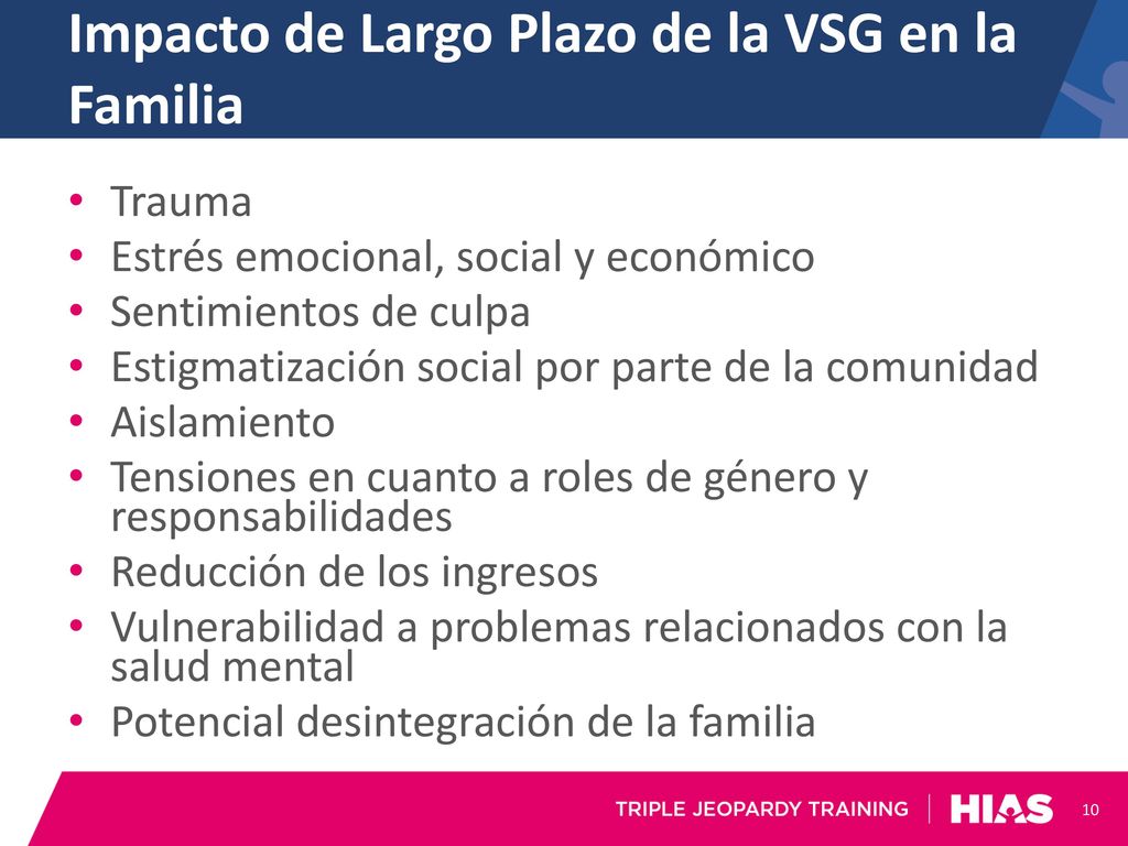 Impacto de Largo Plazo de la VSG en la Familia