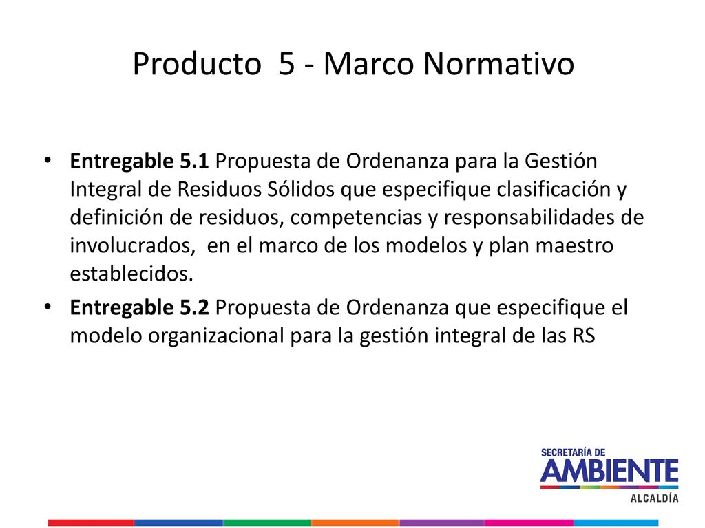 Producto 5 - Marco Normativo