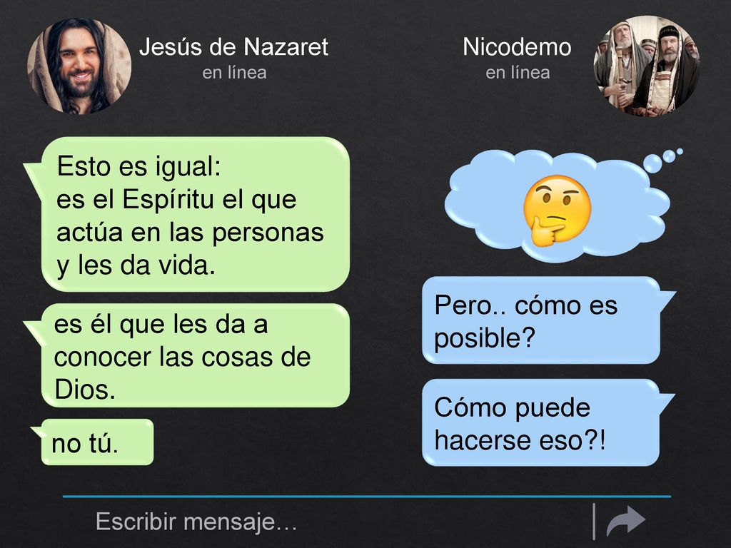 es el Espíritu el que actúa en las personas y les da vida.