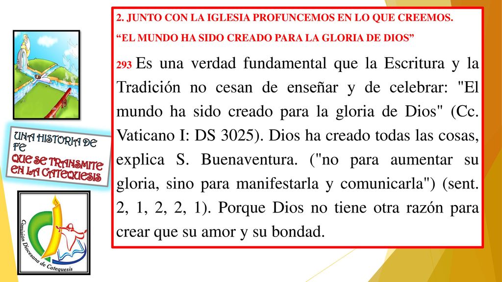 2. JUNTO CON LA IGLESIA PROFUNCEMOS EN LO QUE CREEMOS