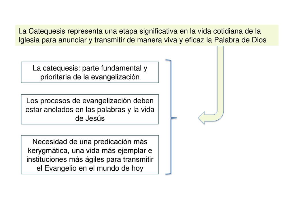 La catequesis: parte fundamental y prioritaria de la evangelización