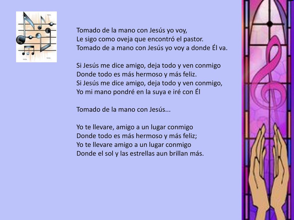 Señor, toma mi vida nueva antes de que la espera desgaste años en mi estoy dispuesta a lo que quieras no importa lo que sea tu llámame a servir Llévame donde los hombres necesiten tus palabras necesiten mis ganas de vivir donde falte la esperanza donde falte la alegría simplemente por no saber de ti Te doy mi corazón sincero para gritar sin miedo Tu grandeza, Señor Tendré mis manos sin cansancio tu historia entre los labios y fuerza en la oración