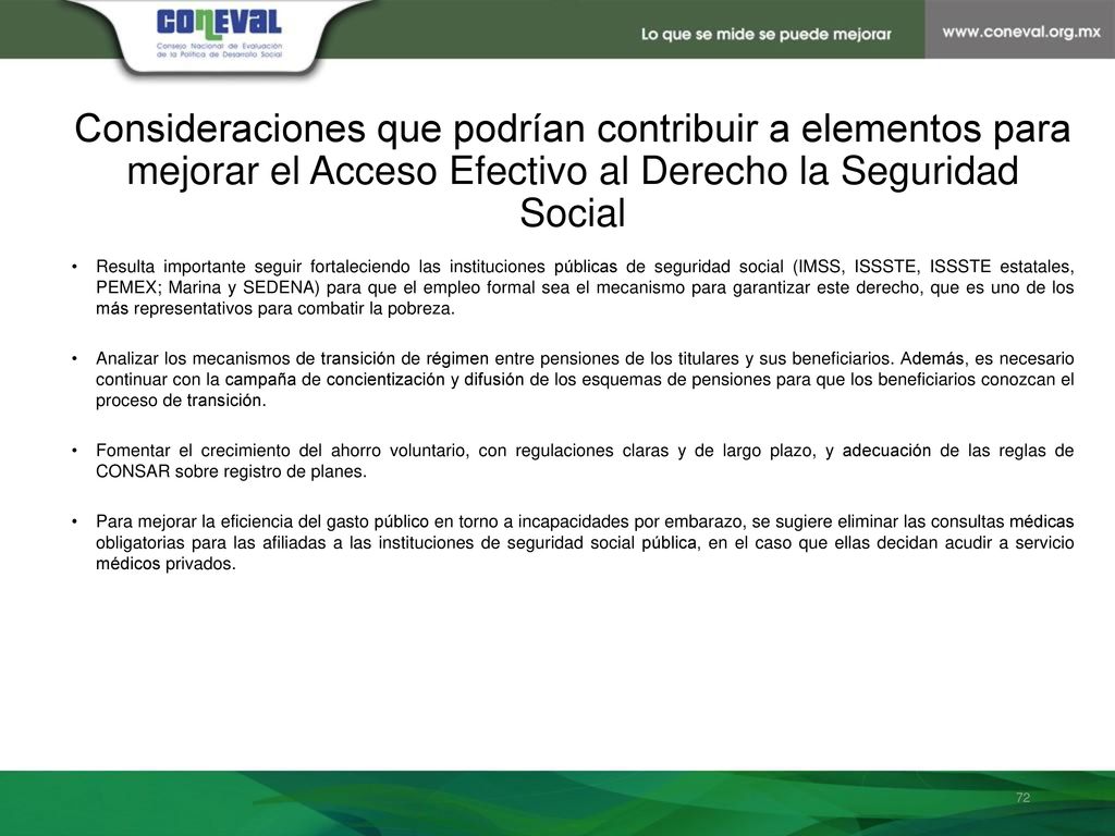 Consideraciones que podrían contribuir a elementos para mejorar el Acceso Efectivo al Derecho la Seguridad Social