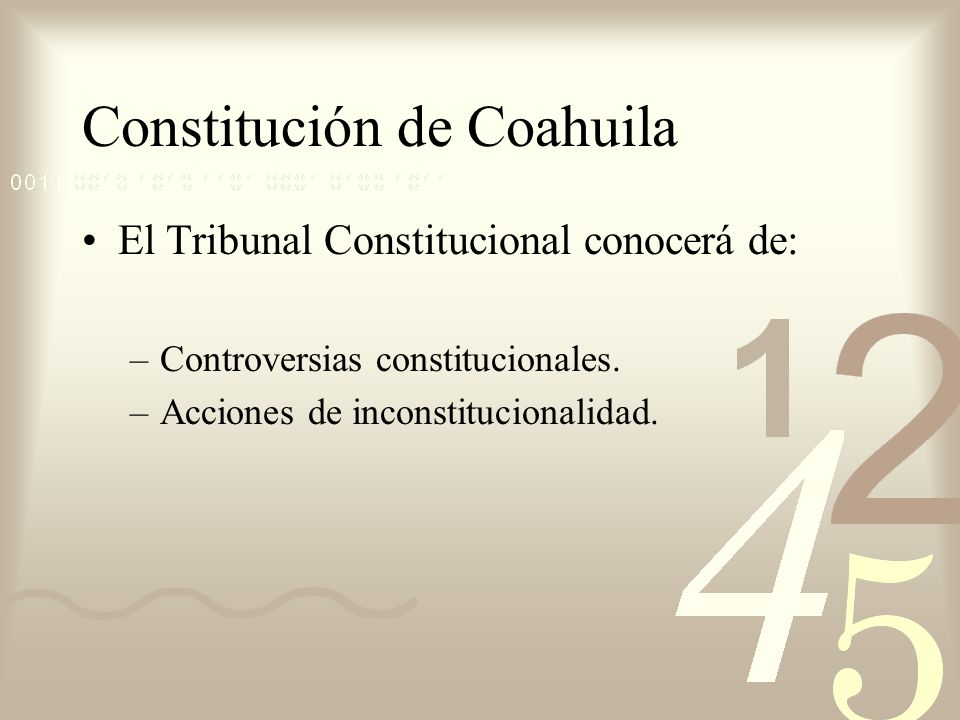 Constitución de Coahuila