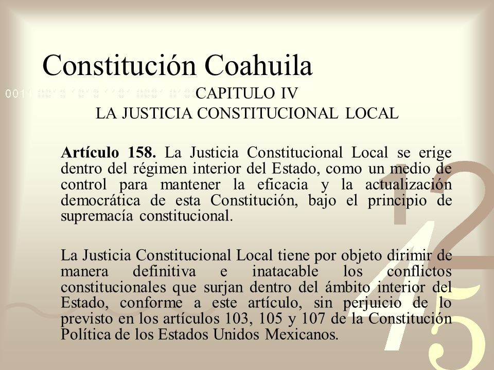 Constitución Coahuila