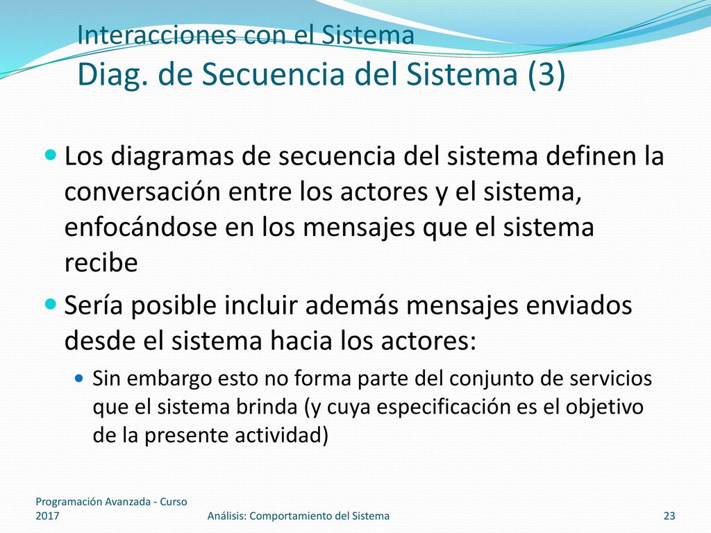 Interacciones con el Sistema Diag. de Secuencia del Sistema (3)