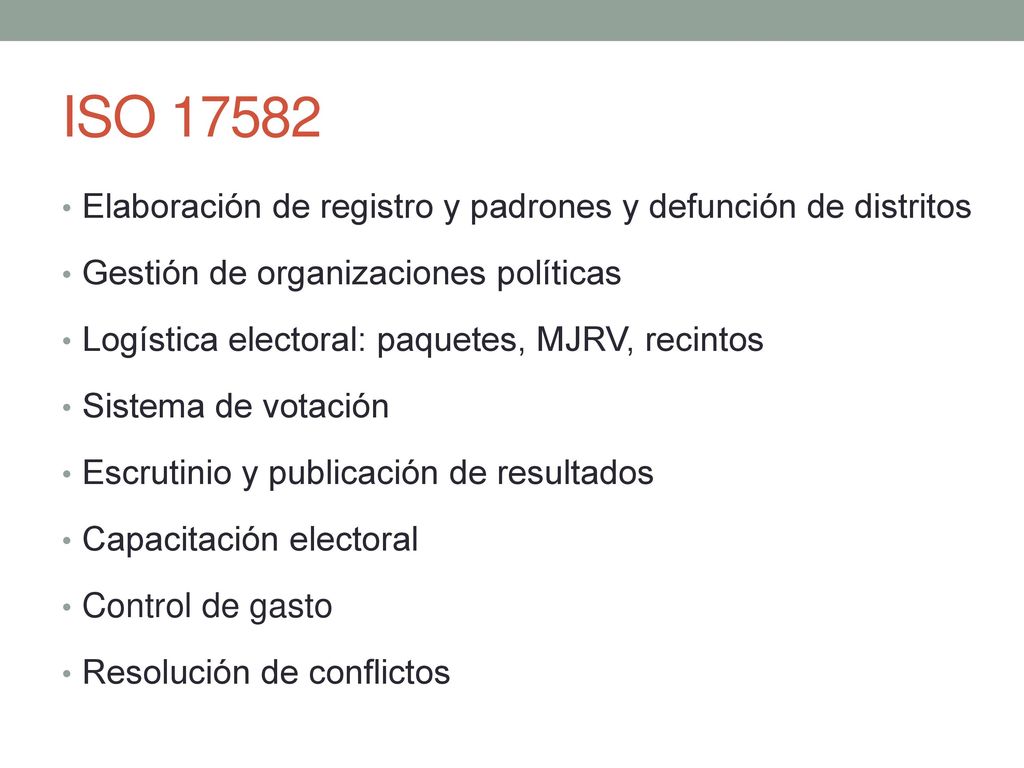 ISO Elaboración de registro y padrones y defunción de distritos