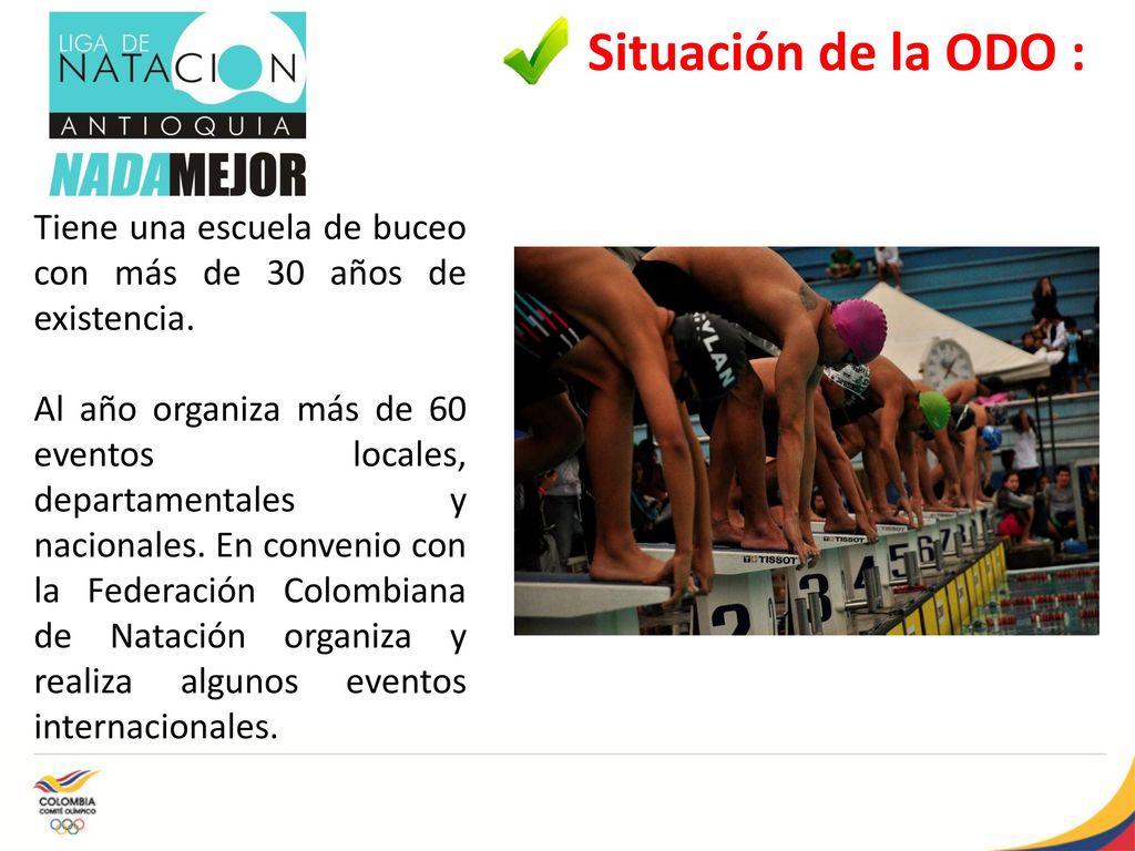 Situación de la ODO : Tiene una escuela de buceo con más de 30 años de existencia.