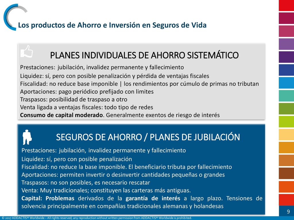 Los productos de Ahorro e Inversión en Seguros de Vida