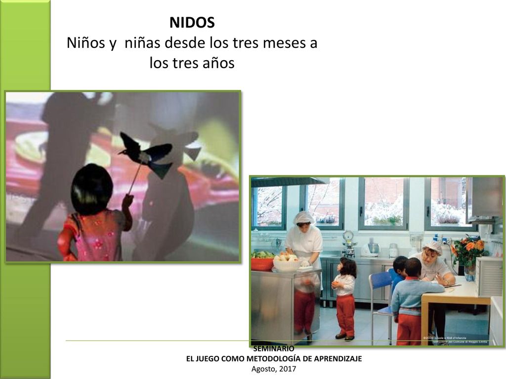 NIDOS Niños y niñas desde los tres meses a los tres años