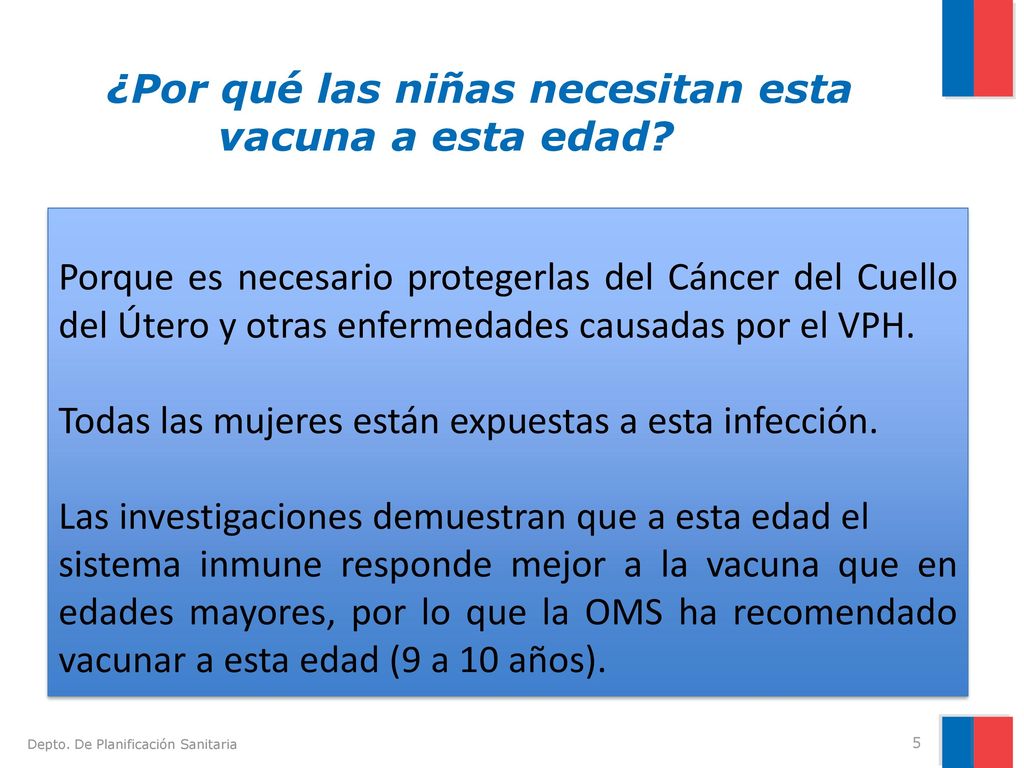 ¿Por qué las niñas necesitan esta vacuna a esta edad