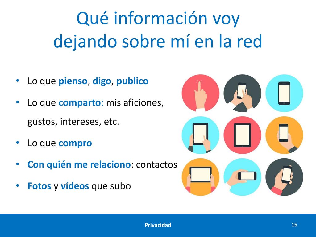 Qué información voy dejando sobre mí en la red