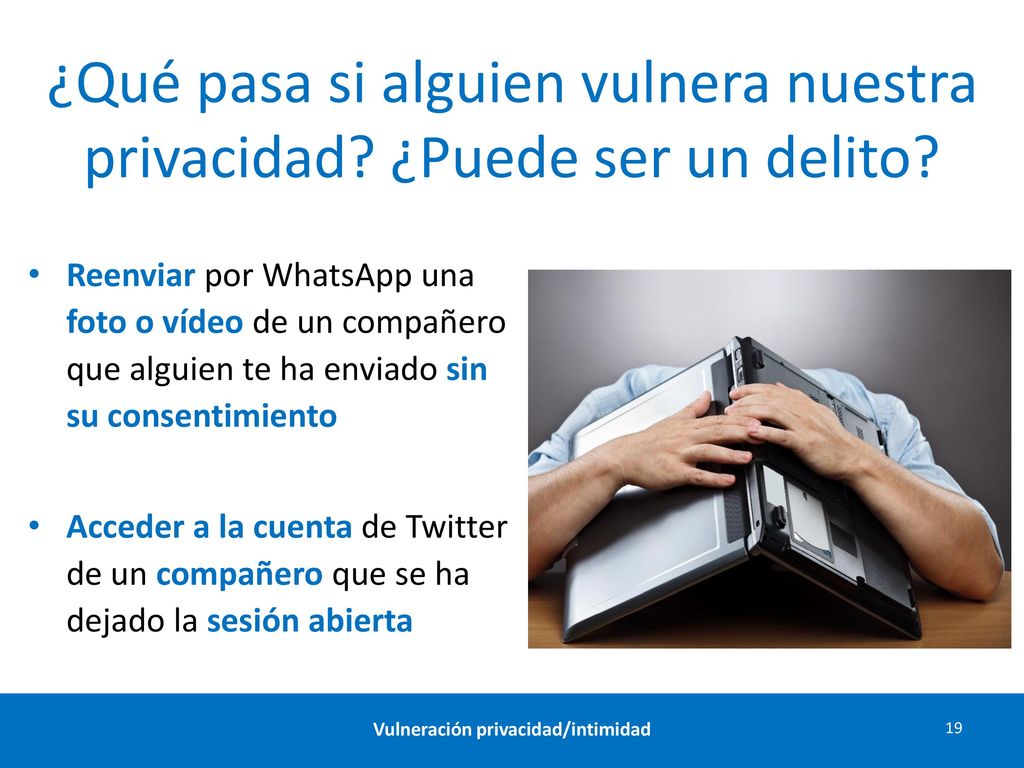 ¿Qué pasa si alguien vulnera nuestra privacidad ¿Puede ser un delito