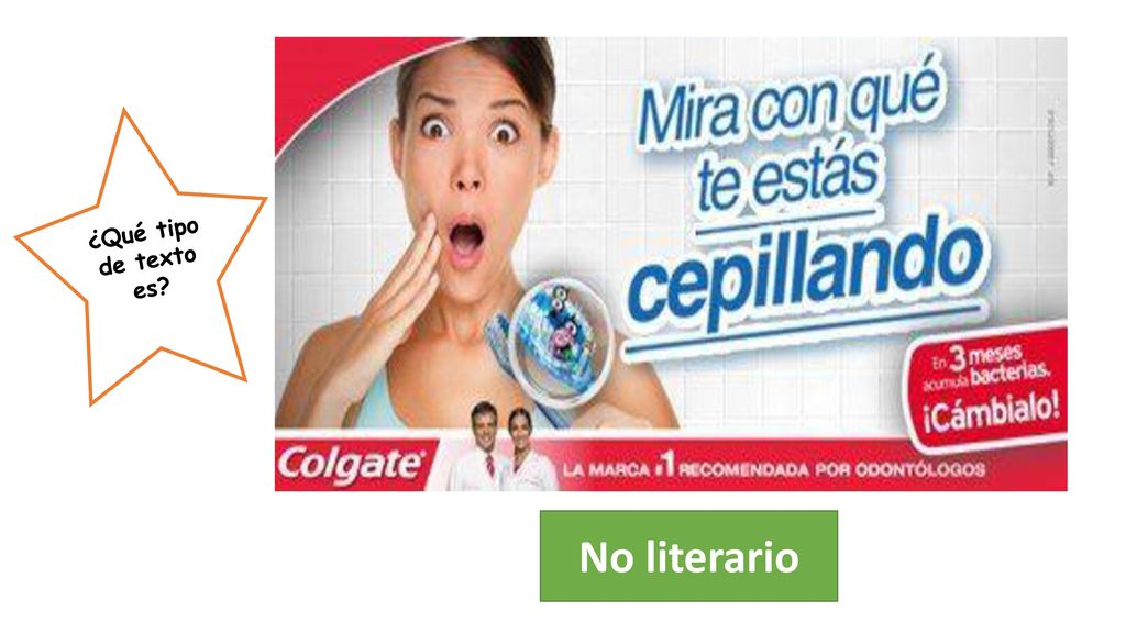 ¿Qué tipo de texto es No literario