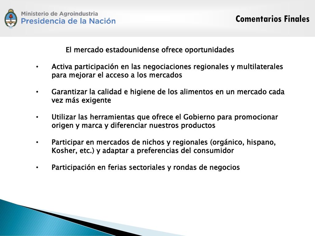 ¿Qué Importa Estados Unidos y que le Exporta Argentina