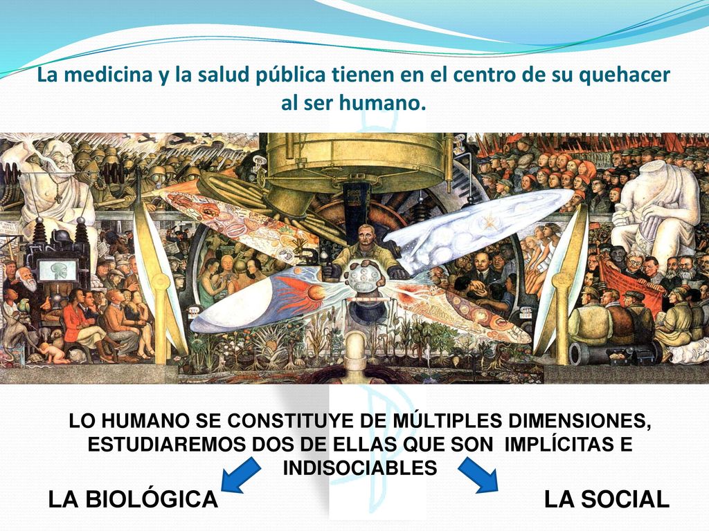 La medicina y la salud pública tienen en el centro de su quehacer al ser humano.
