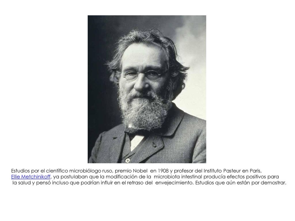 Estudios por el científico microbiólogo ruso, premio Nobel en 1908 y profesor del Instituto Pasteur en Paris,