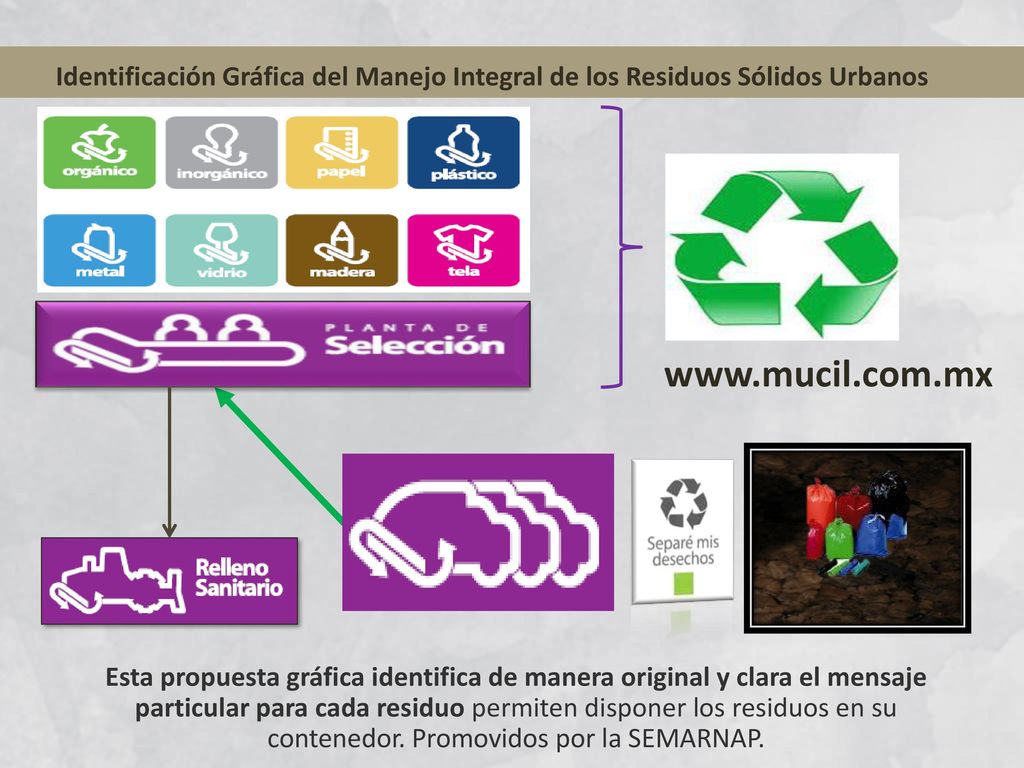 Identificación Gráfica del Manejo Integral de los Residuos Sólidos Urbanos