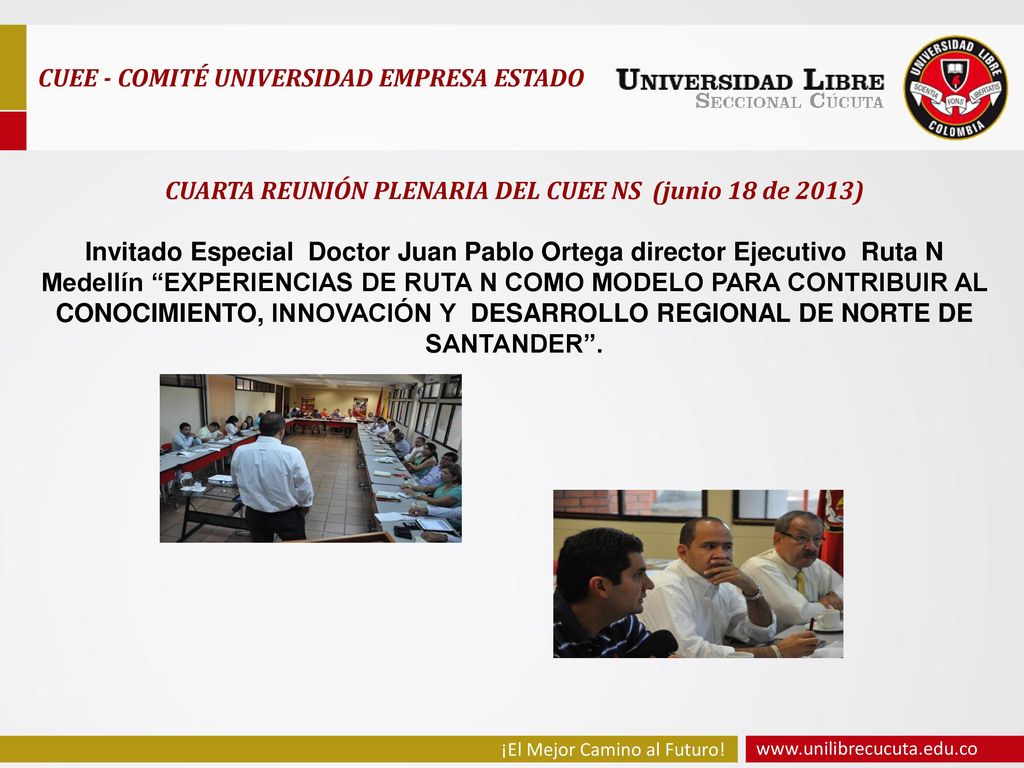 CUARTA REUNIÓN PLENARIA DEL CUEE NS (junio 18 de 2013)