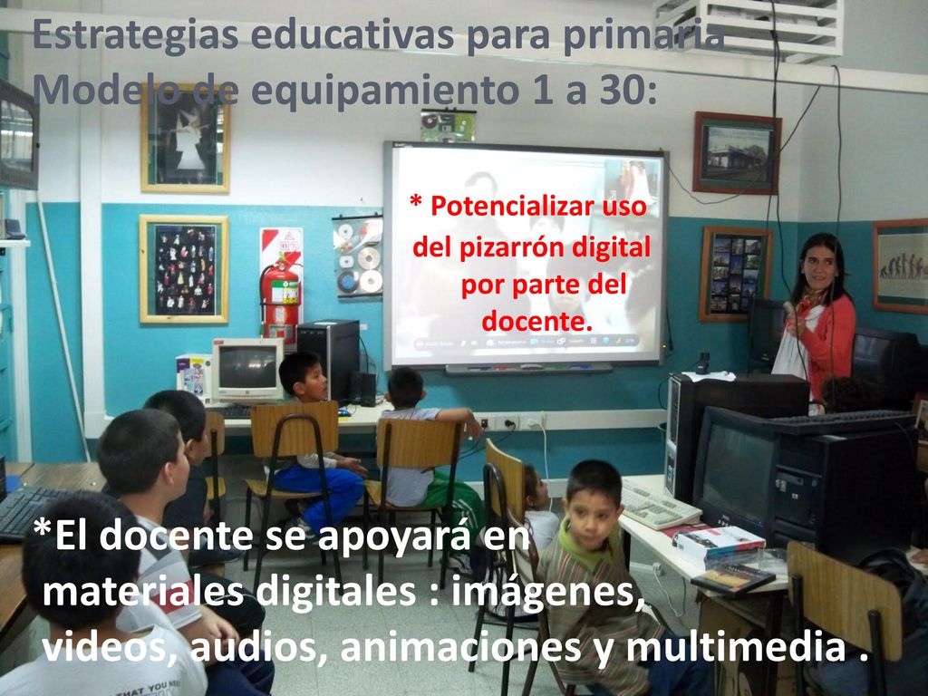 Estrategias educativas para primaria Modelo de equipamiento 1 a 30: