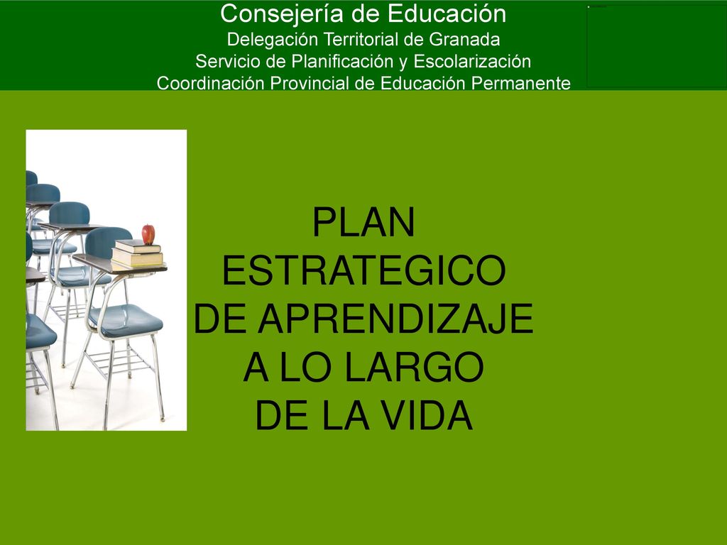 PLAN ESTRATEGICO DE APRENDIZAJE A LO LARGO DE LA VIDA