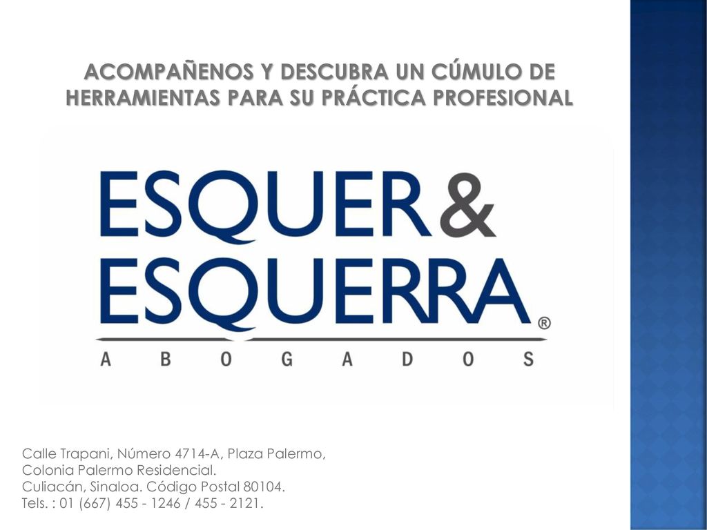 ACOMPAÑENOS Y DESCUBRA UN CÚMULO DE HERRAMIENTAS PARA SU PRÁCTICA PROFESIONAL