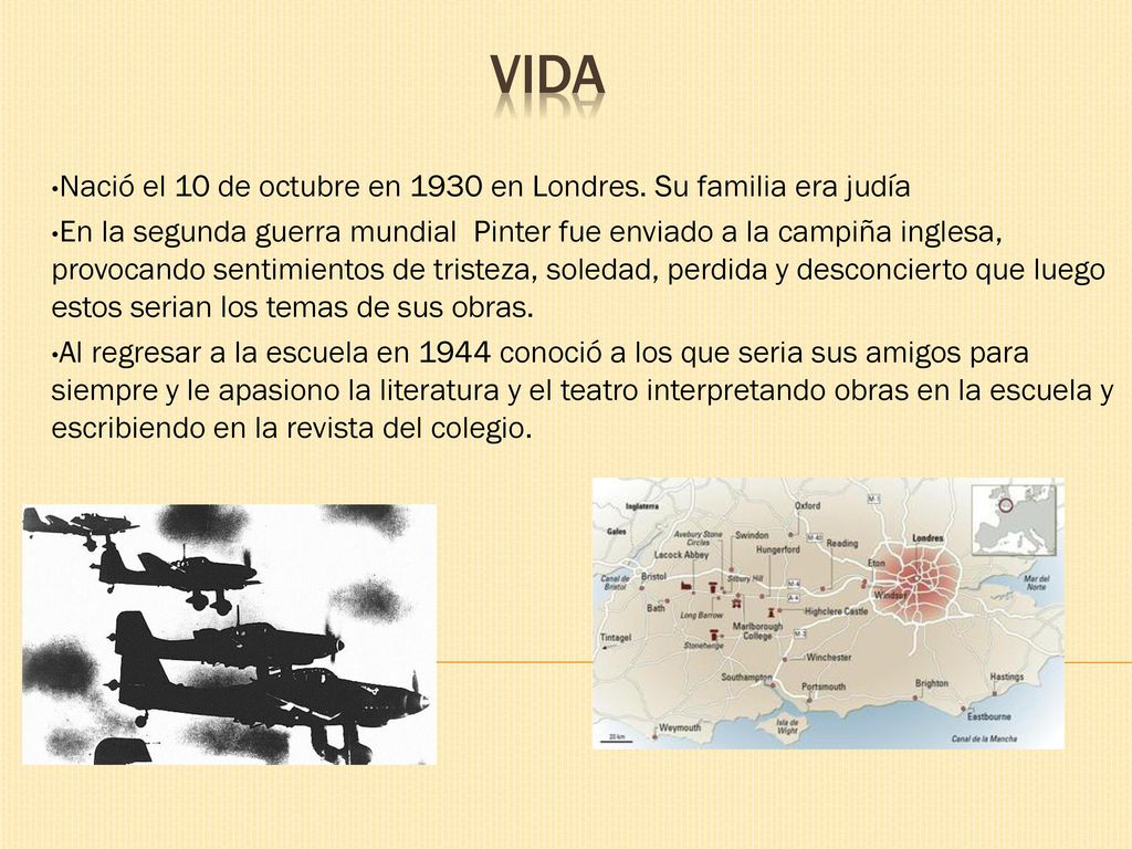 Vida Nació el 10 de octubre en 1930 en Londres. Su familia era judía