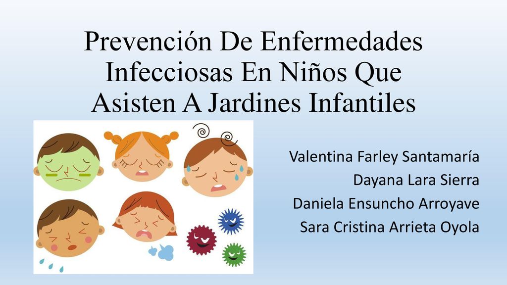 Prevención De Enfermedades Infecciosas En Niños Que Asisten A Jardines Infantiles