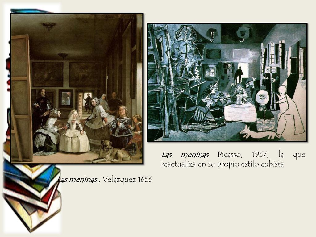 Las meninas Picasso, 1957, la que reactualiza en su propio estilo cubista